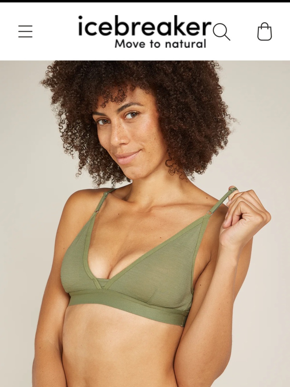 Women's Merino 150 Siren Bra by icebreaker - Picture 3 of 10